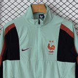 2026-27 France green Windbreaker suit