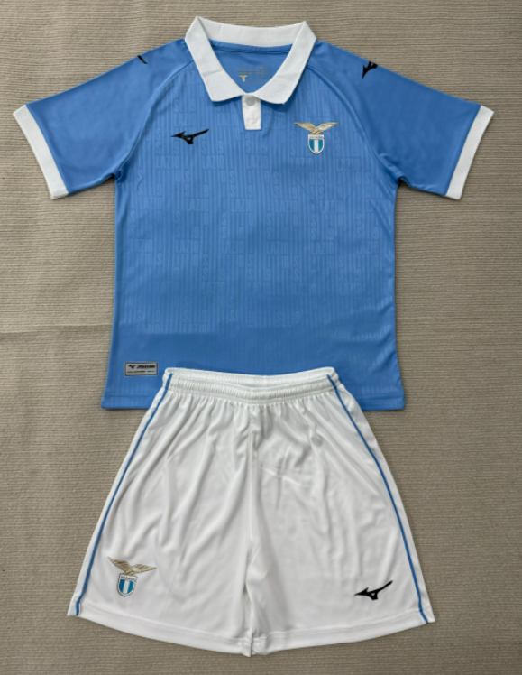 2026-27 Kids Lazio home blue Soccer Jersey