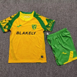 2026-27 Kids Norwich City home yellow Soccer Jersey
