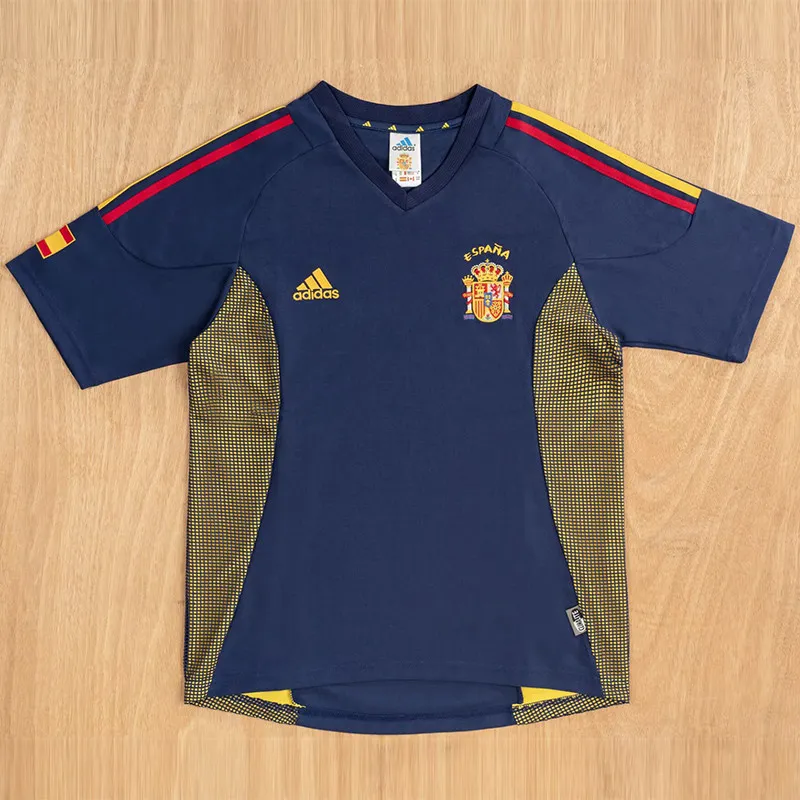 2002 Mens Spain third away Retro Soccer Jersey