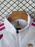 2026-27 Real Madrid white Windbreaker suit