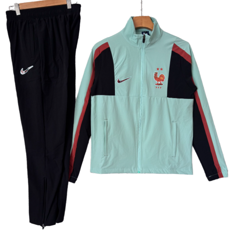 2026-27 France green Windbreaker suit