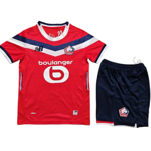2026-27 Kids Lille home red Soccer Jersey