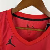 2023 TRAIL BLAZERS MORANT #1 Red Top Quality Hot Pressing NBA Jersey (飞人版)