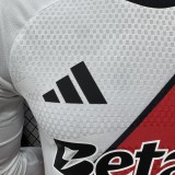 2026-27 River Plate home Player Verion Long Sleeve Soccer Jersey