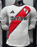 2026-27 River Plate home Player Verion Long Sleeve Soccer Jersey