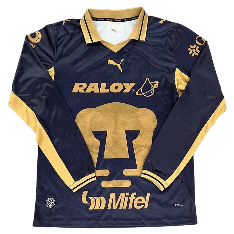 2026-27 Mens Pumas UNAM away Long Sleeve Soccer Jersey