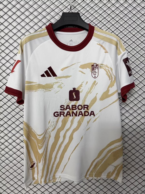 2026-27 Granada third away white Fans Soccer Jersey