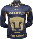 2026-27 Mens Pumas UNAM away Player version Long Sleeve soccer Jersey