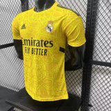 2026-27 Real Madrid special edition yellow Player Version soccer jersey