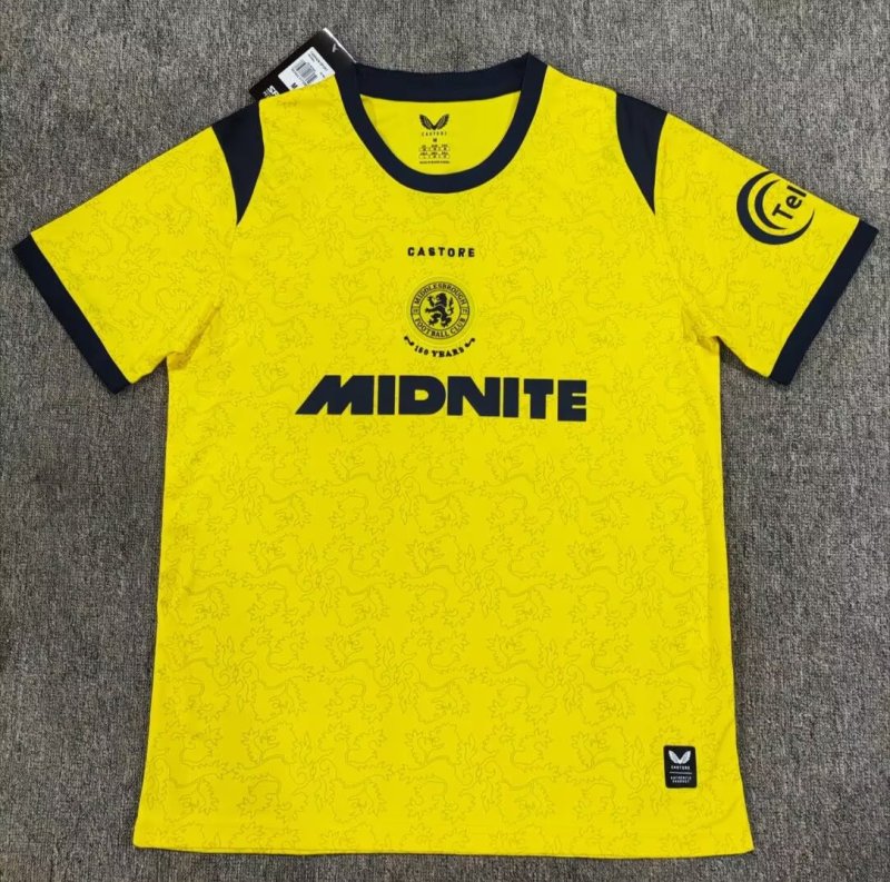2026-27 Mens Middlesbrough third away yellow soccer jersey