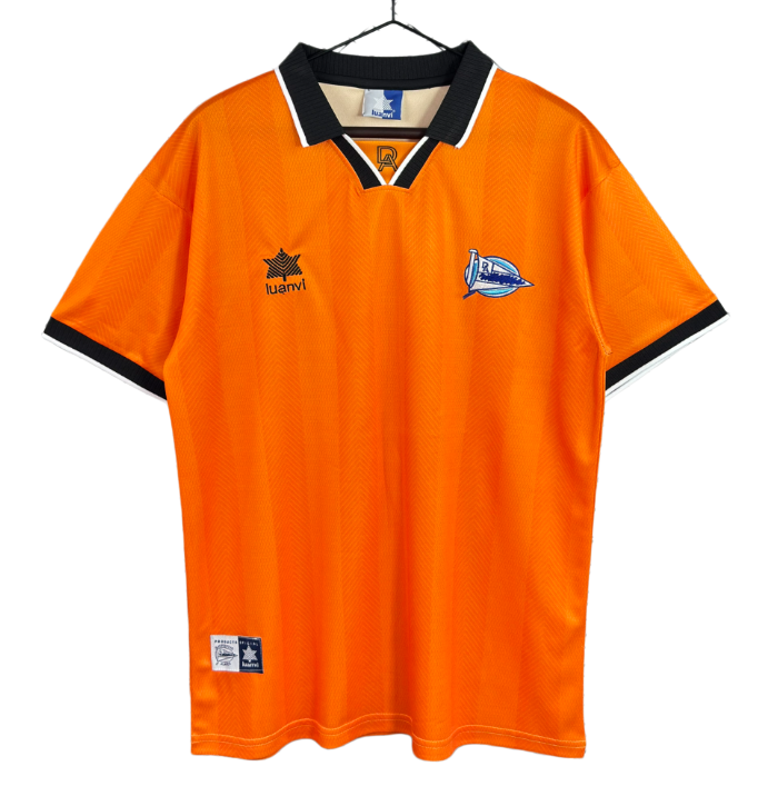 1999-2002 Deportivo Alaves away orange Retro Soccer Jersey
