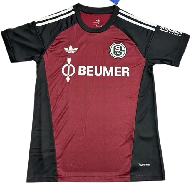2026-27 Schalke 04 goalkeeper black red Fans Soccer Jersey
