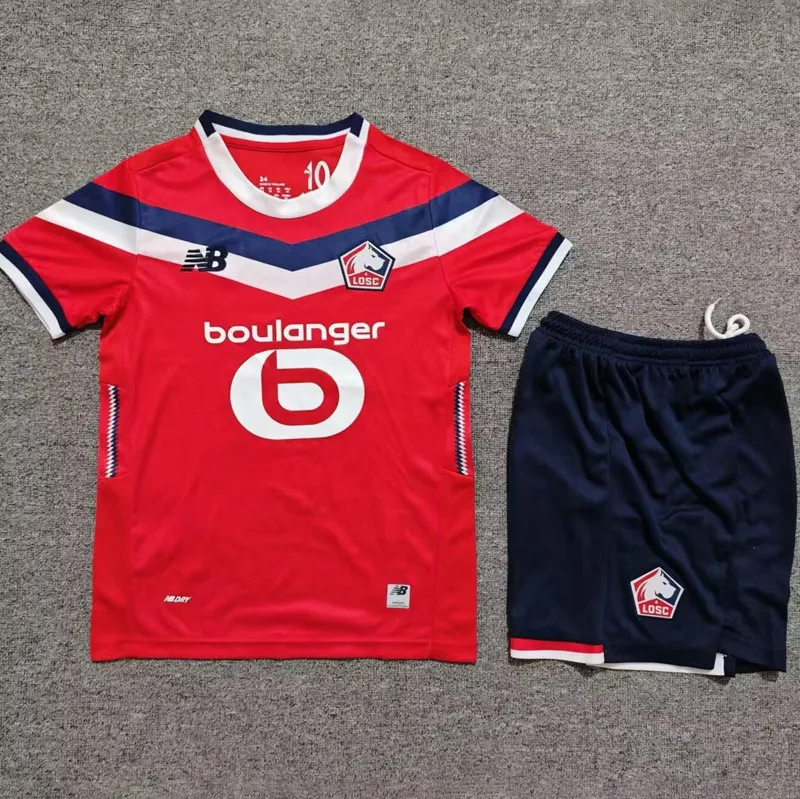 2026-27 Kids Lille home red Soccer Jersey