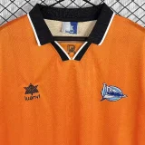 1999-2002 Deportivo Alaves away orange Retro Soccer Jersey