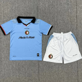 2026-27 Kids Feyenoord away blue Soccer Jersey