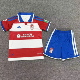 2026-27 Kids Granada home red wihte Soccer Jersey