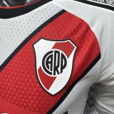 2026-27 River Plate home Player Verion Long Sleeve Soccer Jersey