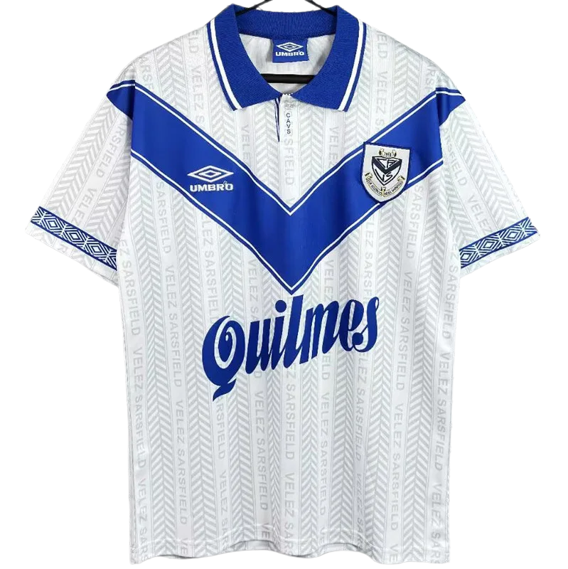 1996-1997 Velez Sarsfield Home white Retro Soccer Jersey