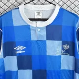 1987-1989 Derby County away blue Retro Soccer Jersey
