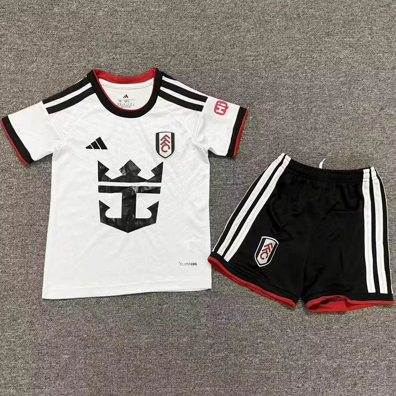 2026-27 Kids Fulham home white Soccer Jersey