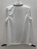 2026-27 Mens PSG away Long Sleeve white Soccer Jersey