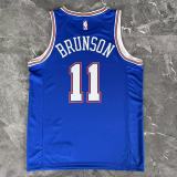 2021 KNICKS BRUNSON #11 blue Top Quality Hot Pressing NBA Jersey(飞人版)