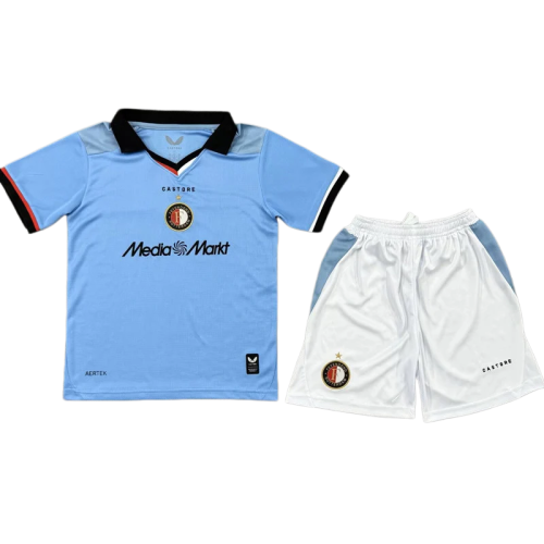 2026-27 Kids Feyenoord away blue Soccer Jersey