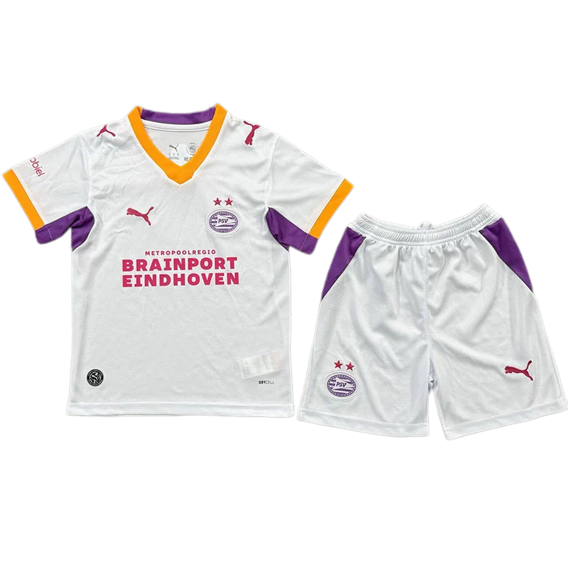 2026-27 Kids PSV Eindhoven away white Soccer Jersey
