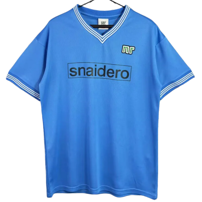 1981-1982 Napoli Home Retro blue Soccer Jersey