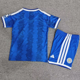 2026-27 Kids Leicester City home blue Soccer Jersey