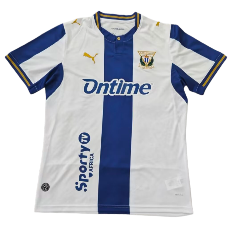 2026-27 Mens Leganes home blue and white Fans soccer jersey