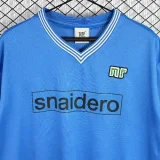 1981-1982 Napoli Home Retro blue Soccer Jersey
