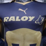 2026-27 Mens Pumas UNAM away Player version Long Sleeve soccer Jersey