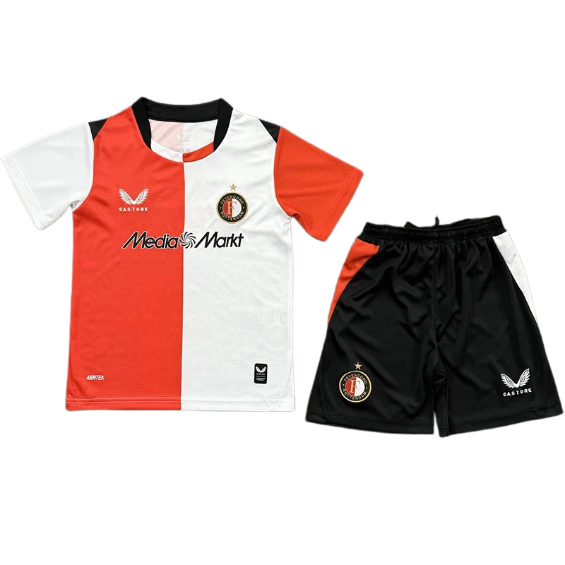 2026-27 Kids Feyenoord home Soccer Jersey