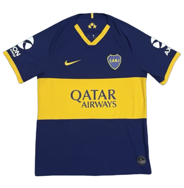 2019-2020 Mens Boca Juniors Home Retro Soccer Jersey