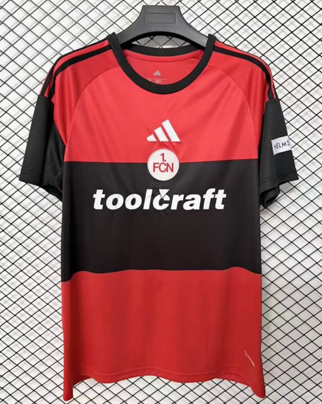 2026-27 Mens FC Nurnberg third away Red soccer jersey