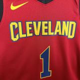 2017 Cleveland Cavaliers HARDEN #1 Burgundy Top Quality Hot Pressing NBA Jersey