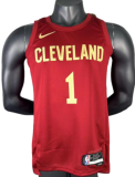 2023 Cleveland Cavaliers HARDEN #1 red Top Quality Hot Pressing NBA Jersey