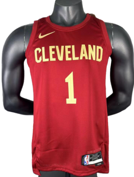 2023 Cleveland Cavaliers HARDEN #1 red Top Quality Hot Pressing NBA Jersey