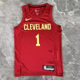 2023 Cleveland Cavaliers HARDEN #1 red Top Quality Hot Pressing NBA Jersey