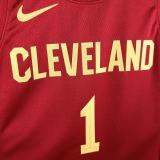 2023 Cleveland Cavaliers HARDEN #1 red Top Quality Hot Pressing NBA Jersey
