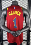 2017 Cleveland Cavaliers HARDEN #1 Burgundy Top Quality Hot Pressing NBA Jersey