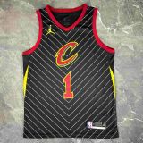 2021 Cleveland Cavaliers HARDEN #1 black Top Quality Hot Pressing NBA Jersey(飞人版)