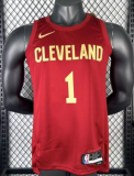 2023 Cleveland Cavaliers HARDEN #1 red Top Quality Hot Pressing NBA Jersey