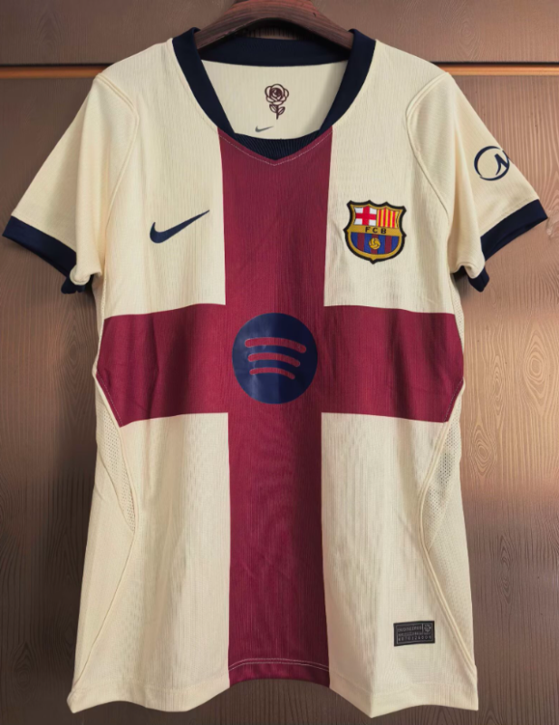 2026-27 Women Barcelona four away Soccer Jersey