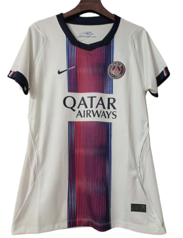 2026-27 Women PSG Away White Soccer Jersey