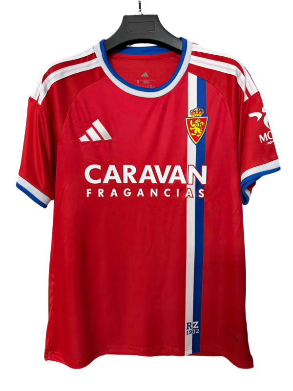 2026-27 Mens Zaragoza Away Red Soccer Jersey