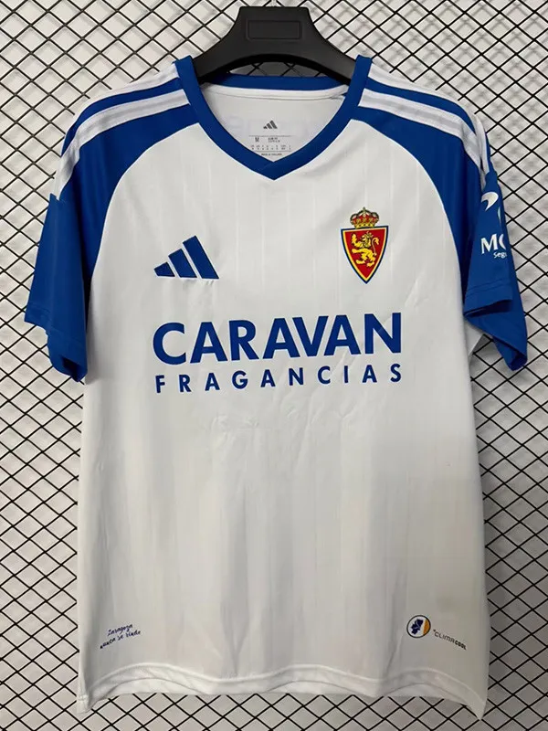 2026-27 Mens Zaragoza Home White Soccer Jersey