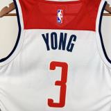 2023 Wizards YONG #3 white Top Quality Hot Pressing NBA Jersey